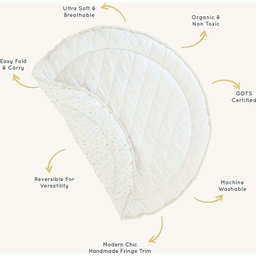 Organic Cotton Quilted Play Mat