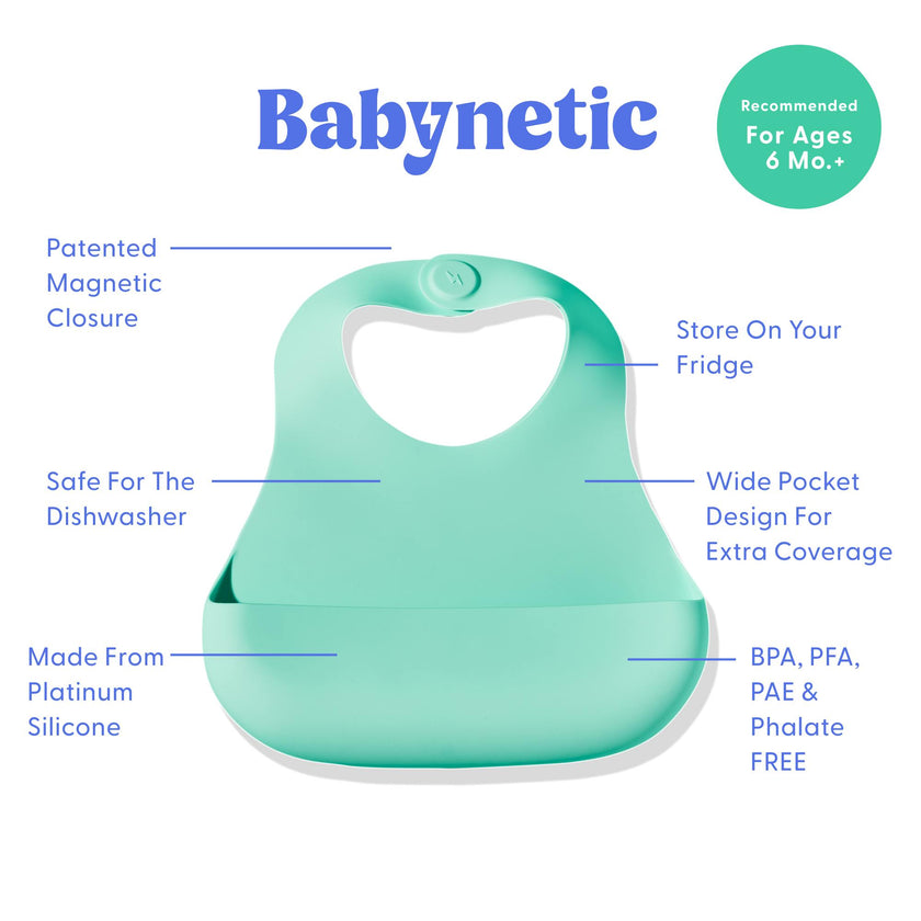 Magnetic Silicone Bib