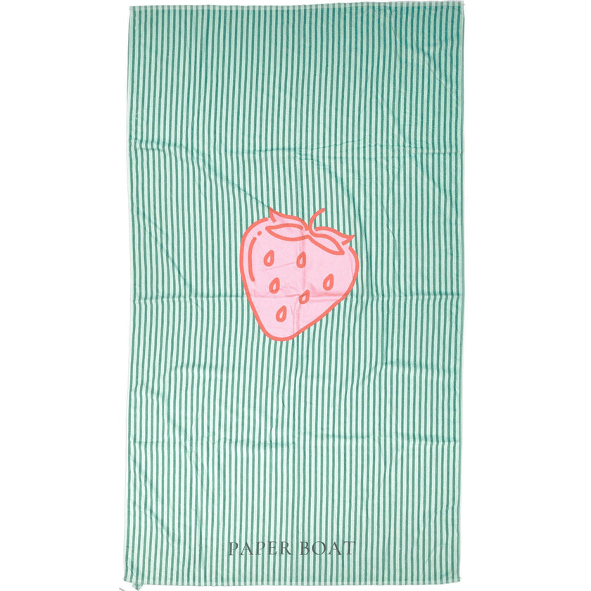 Strawberry Large Beach Towel