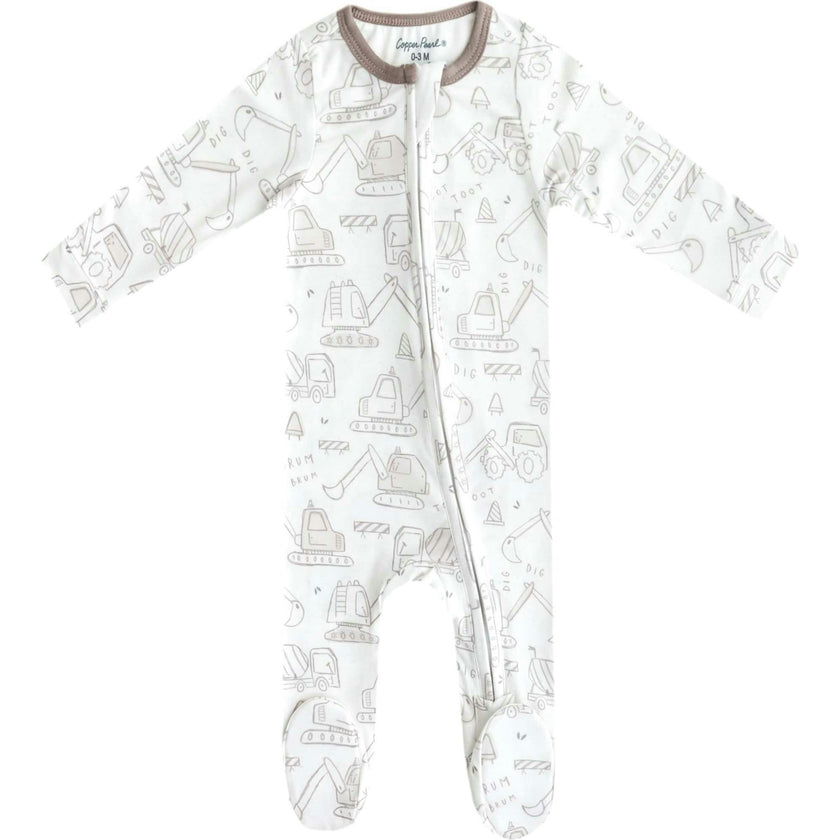 Zip-up Footie, Prints