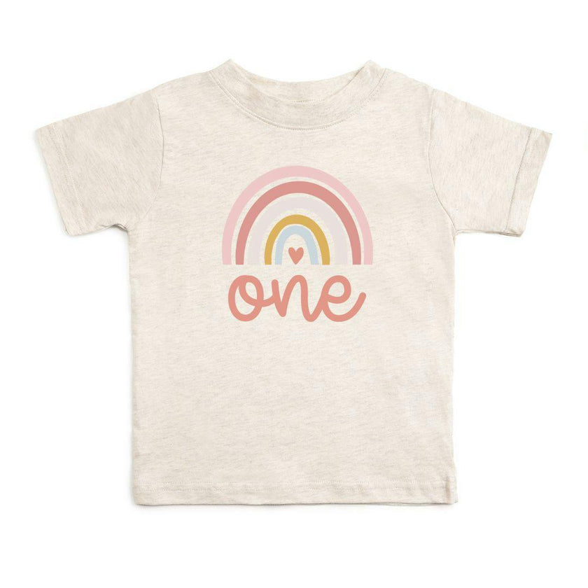 One Boho Rainbow Short Sleeve T-Shirt