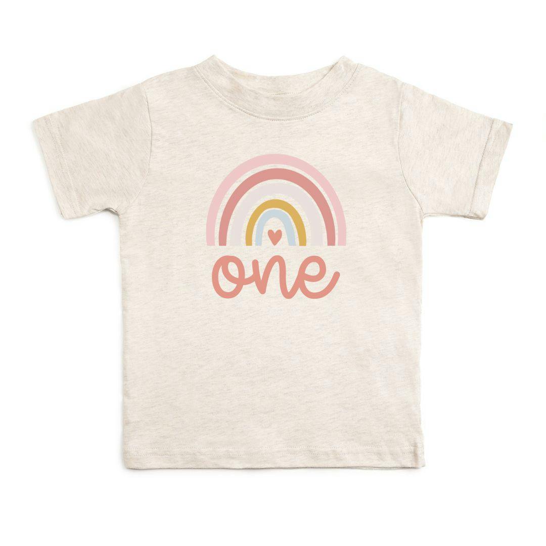One Boho Rainbow Short Sleeve T-Shirt