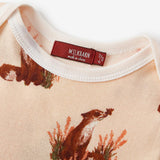 Floral Organic Cotton Short Sleeve One Piece