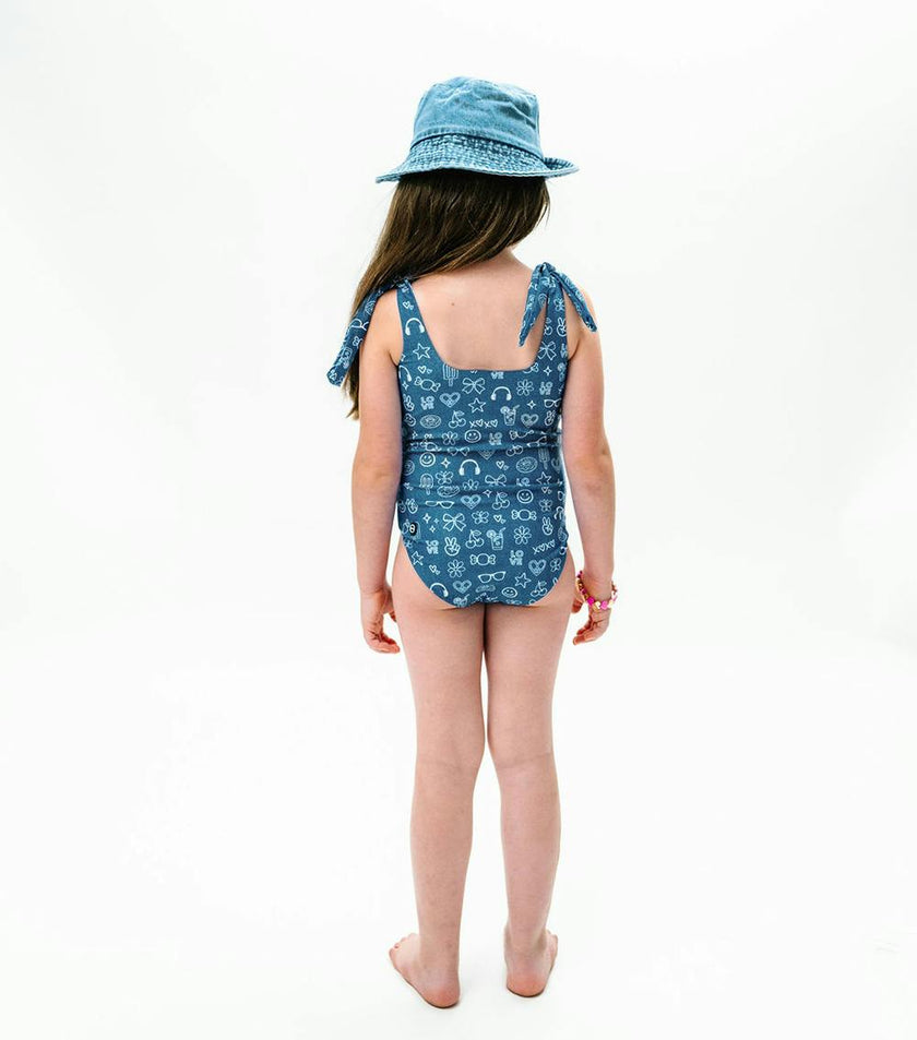 rosie one piece denim emoji