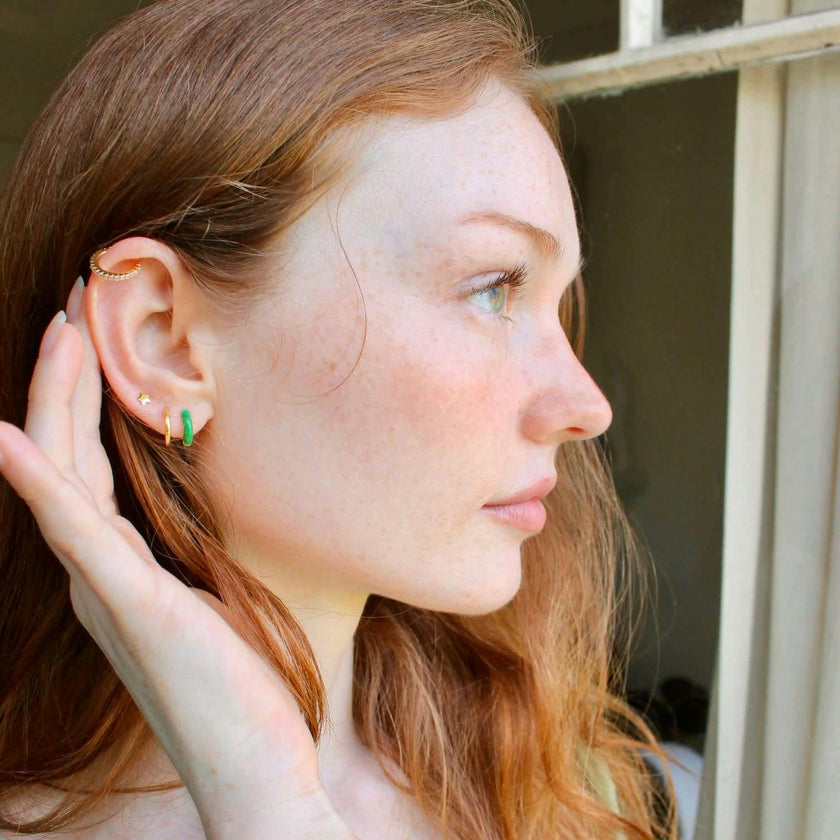 Tiny Star Stud Earrings