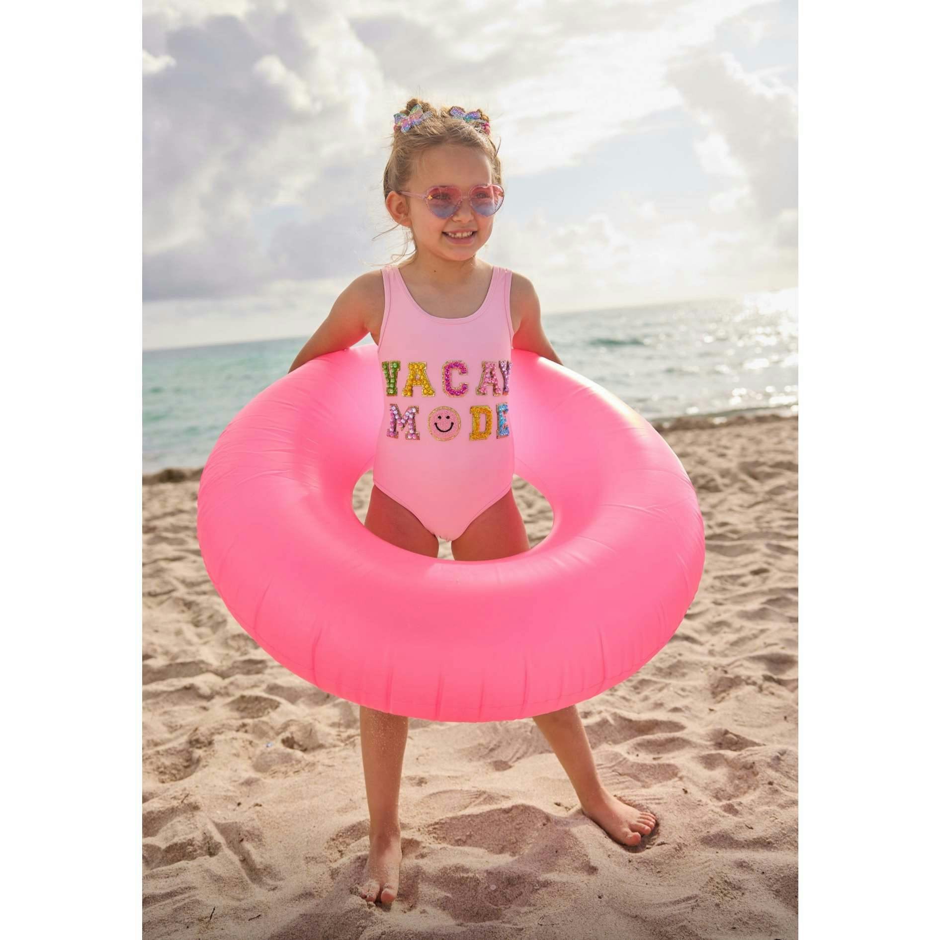 Pink Crystal VACAY MODE Swimsuit