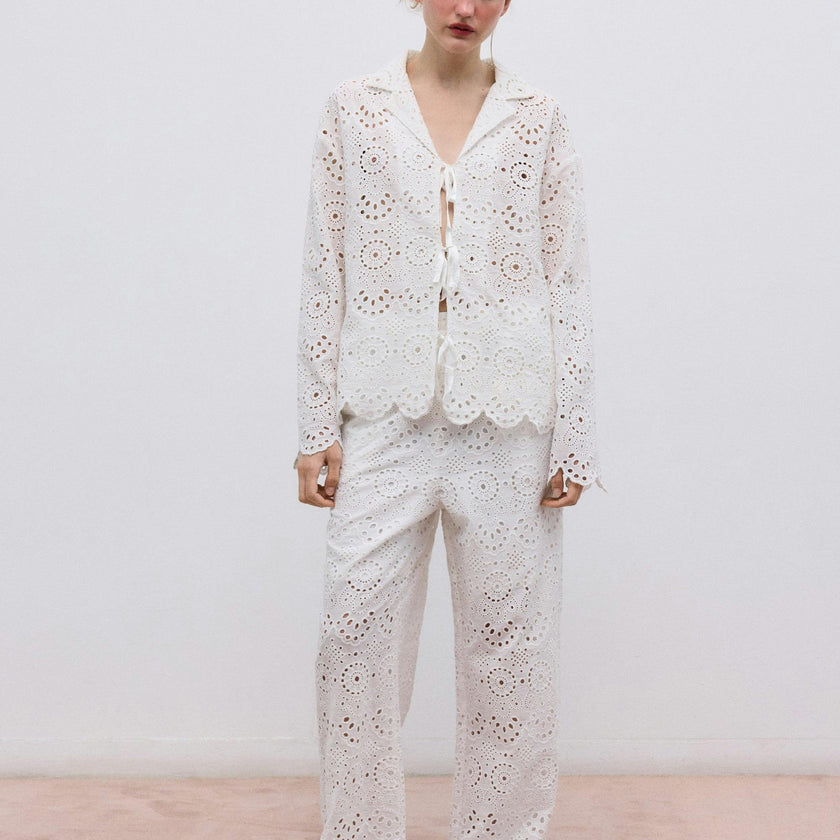 Jara Woman Pant Ecru