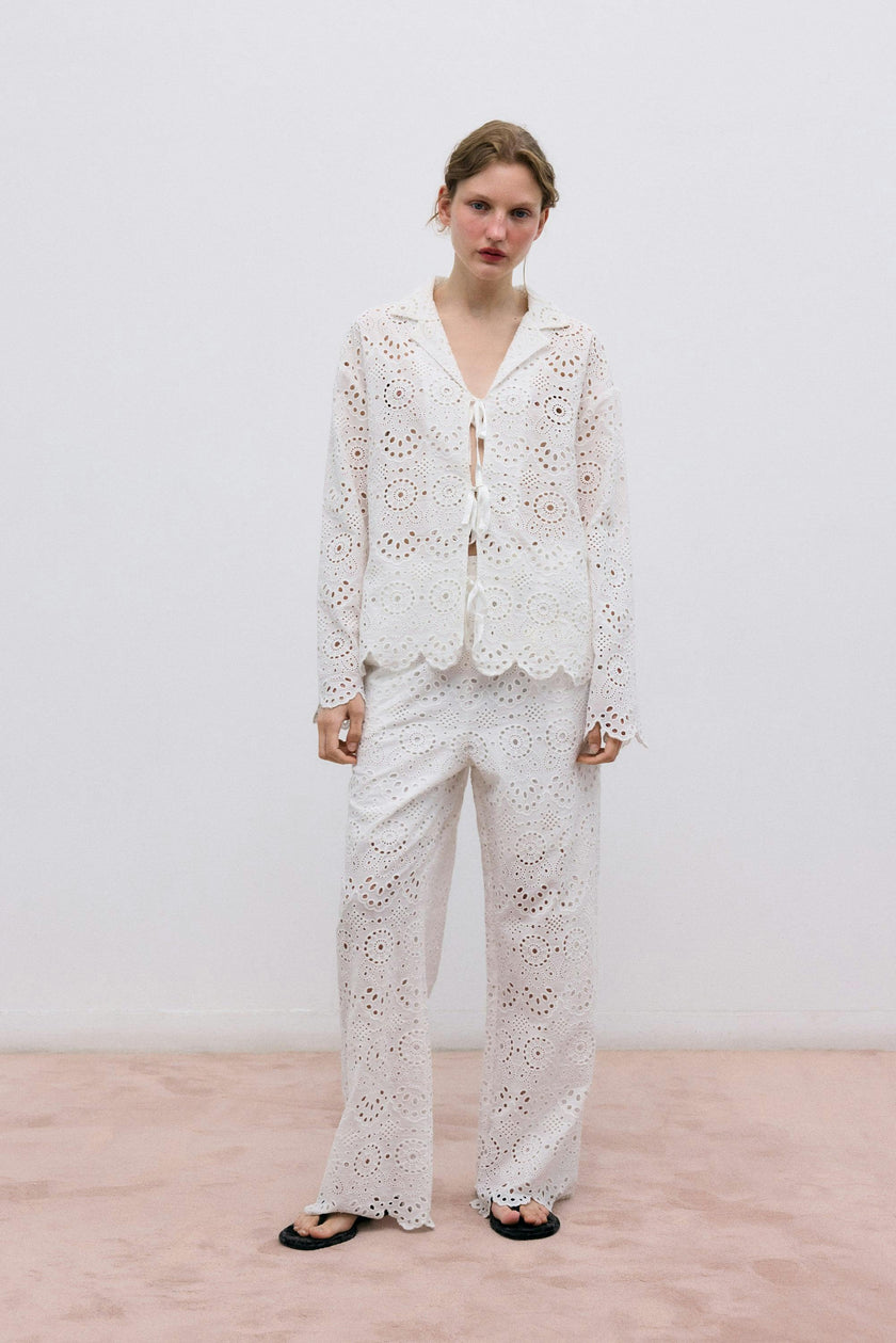 Jara Woman Pant Ecru