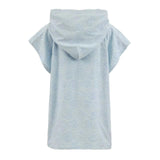 Embossed Emoji Terry Poncho Blue
