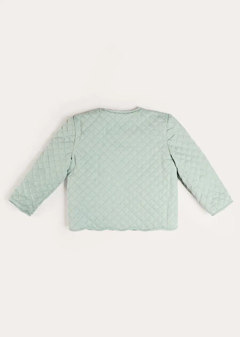 Margret Floral Reversible Quilted Jacket in Pink (4-12yrs)