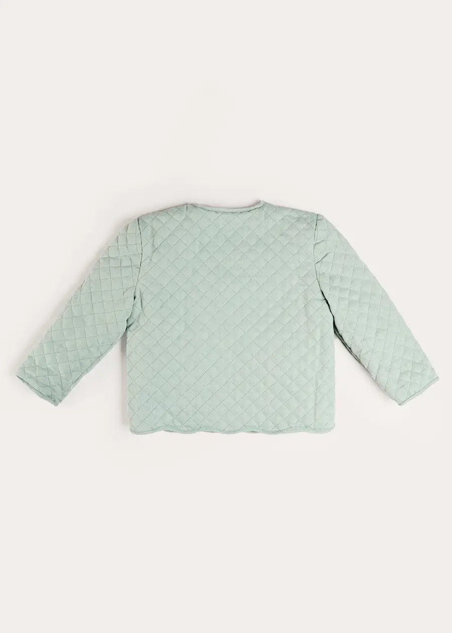Margret Floral Reversible Quilted Jacket in Pink (4-12yrs)