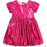 Metallic Balloon Skirted Dress