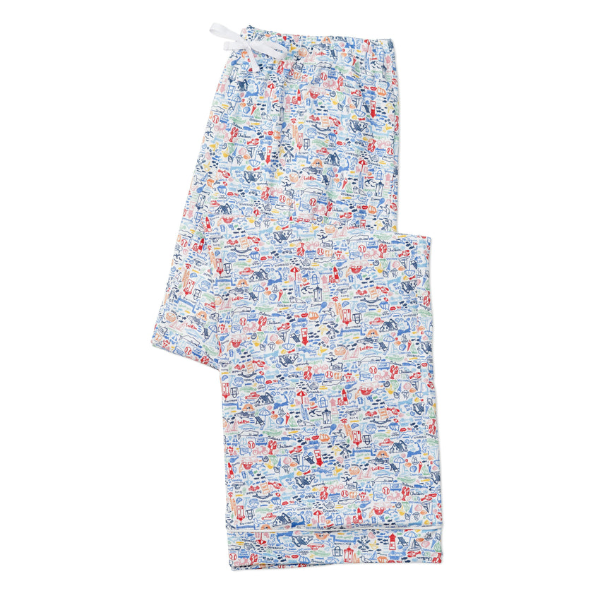 Cape Cod Women’s Button Front Long Pajama Set