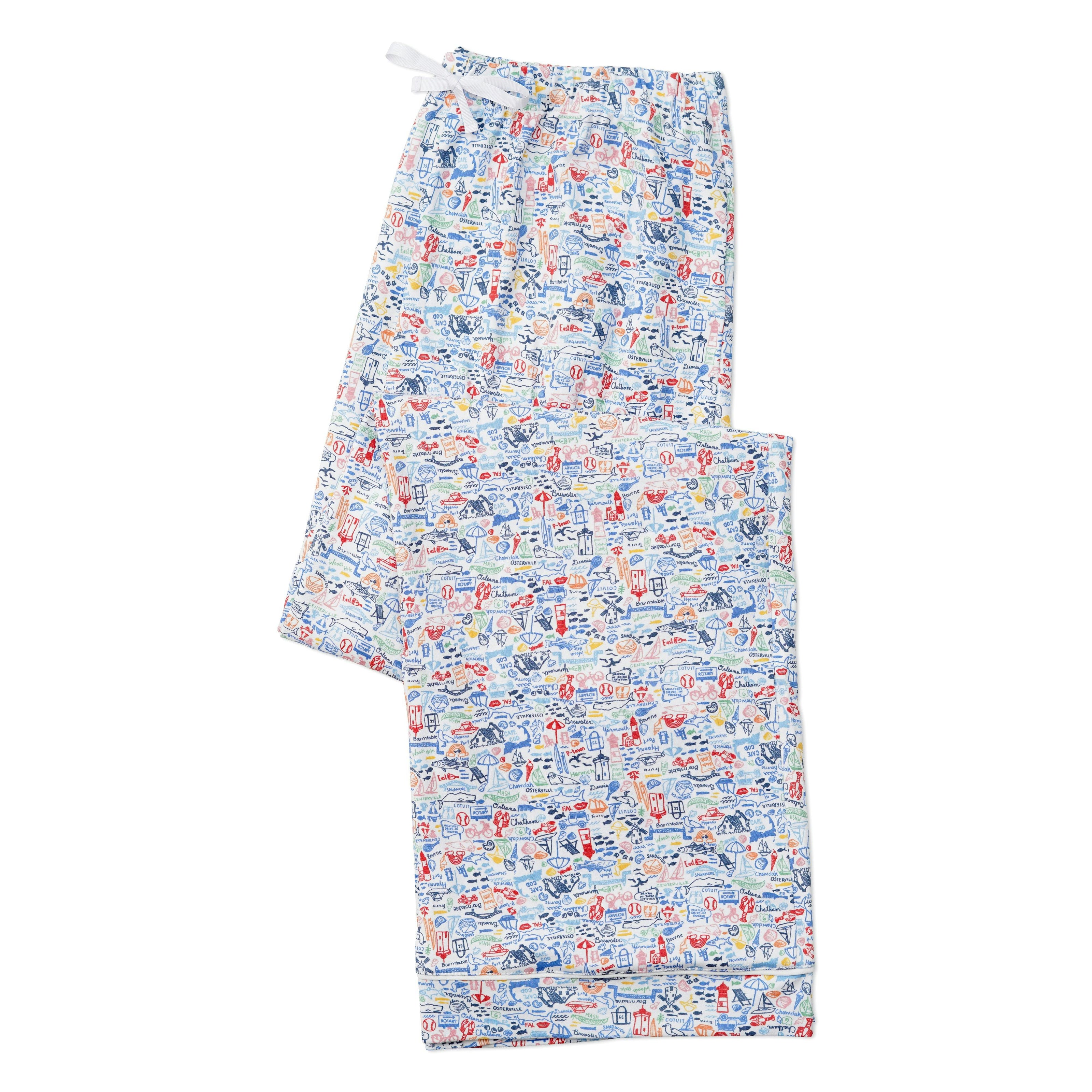 Cape Cod Women’s Button Front Long Pajama Set
