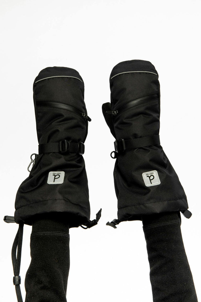 Teknik Winter Mittens Black