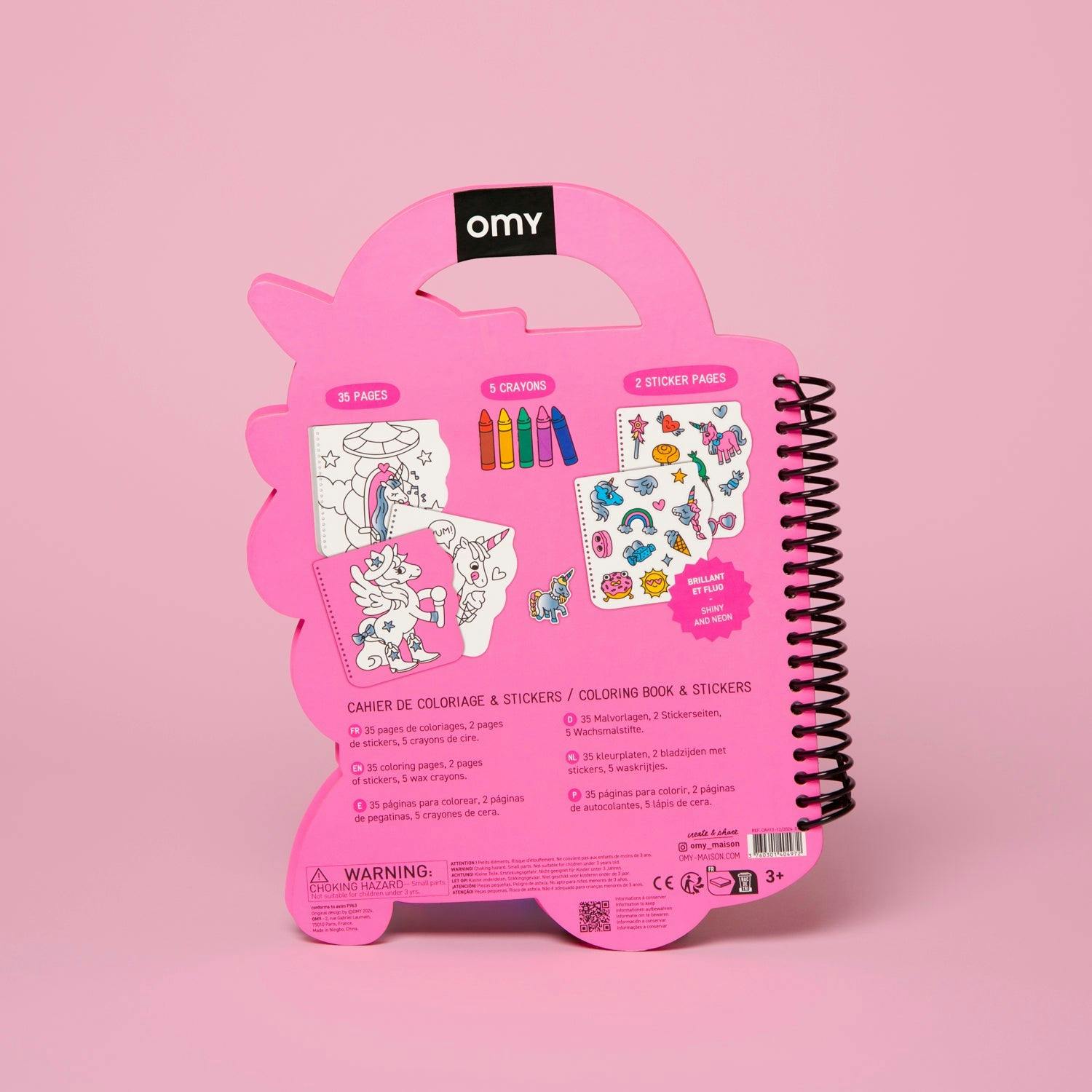 Lily - Super Coloring & Stickers Book