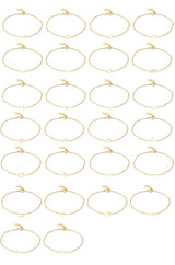 14k Gold Initial Bracelet