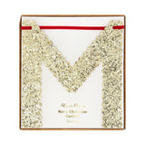Glitter Merry Christmas Garland