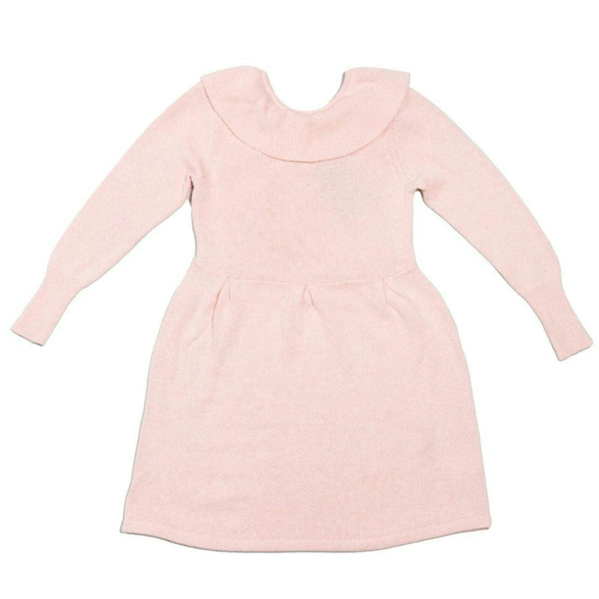 Ruffled V Dress | Blush
