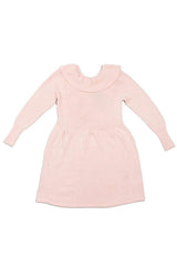 Ruffled V Dress | Blush