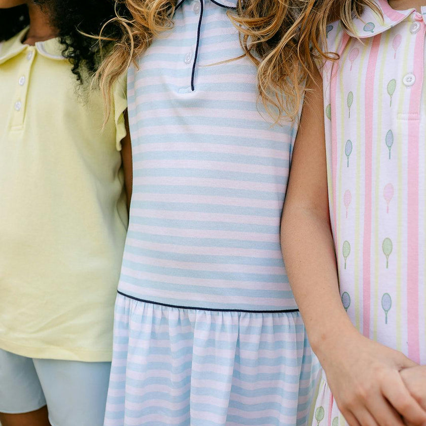 Louisa Dress - Ice Stripe