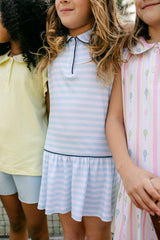 Louisa Dress - Ice Stripe