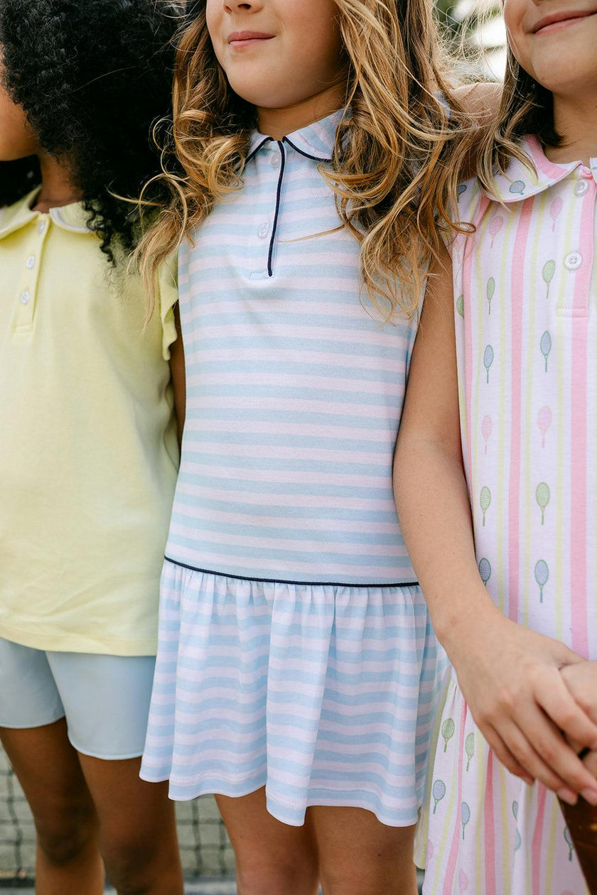 Louisa Dress - Ice Stripe