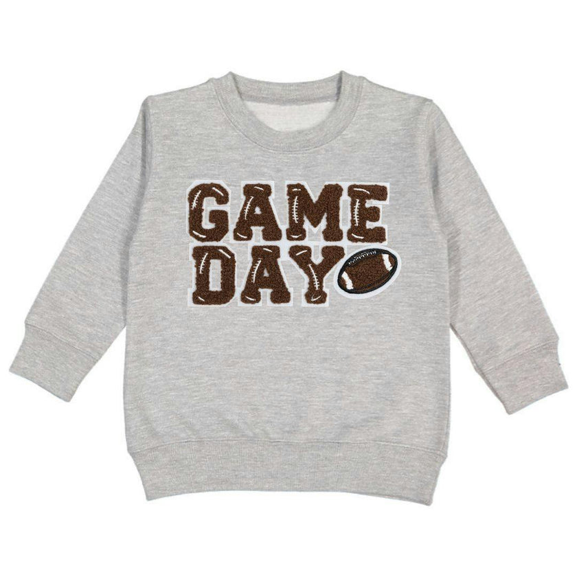 Game Day Patch Sweatshirt - Gray