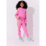 Pink Rainbow Sequin Set