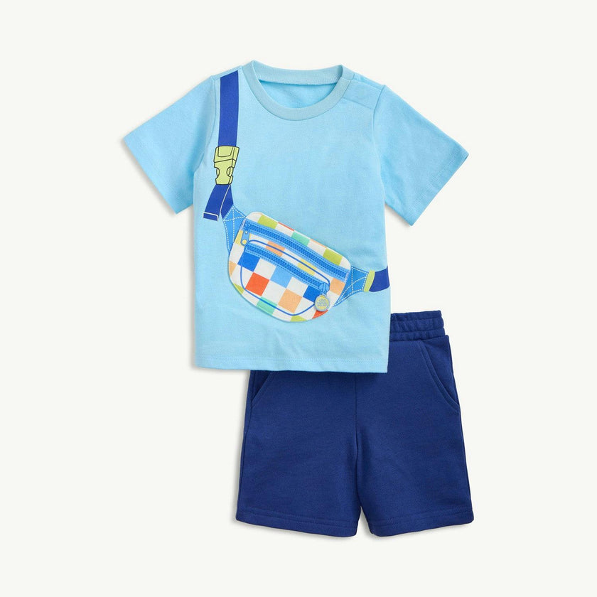 Magnetic Peek-A-Pocket T-Shirt & Shorts Set