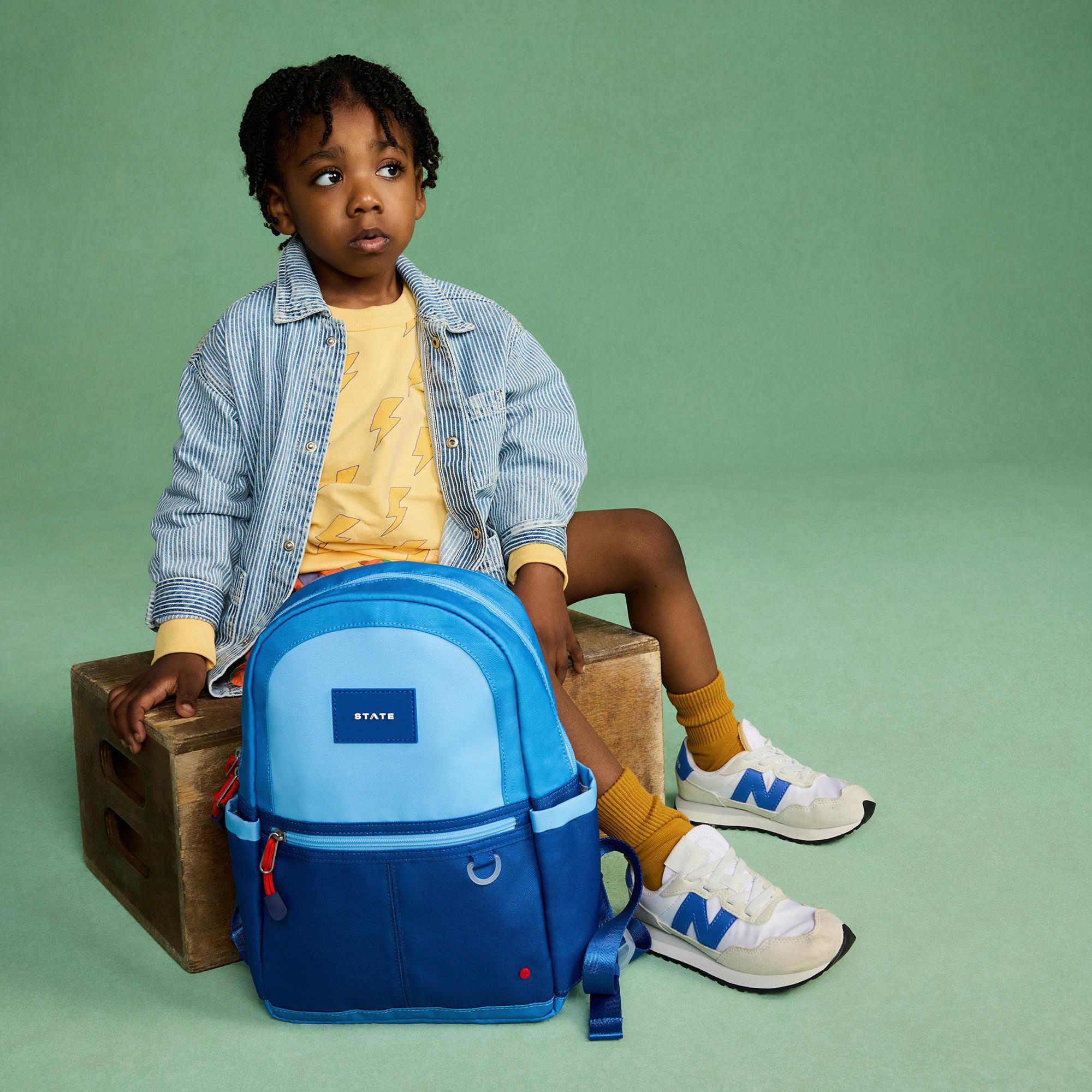 Kane Mini Backpack, Blue/Light Blue Colorblock
