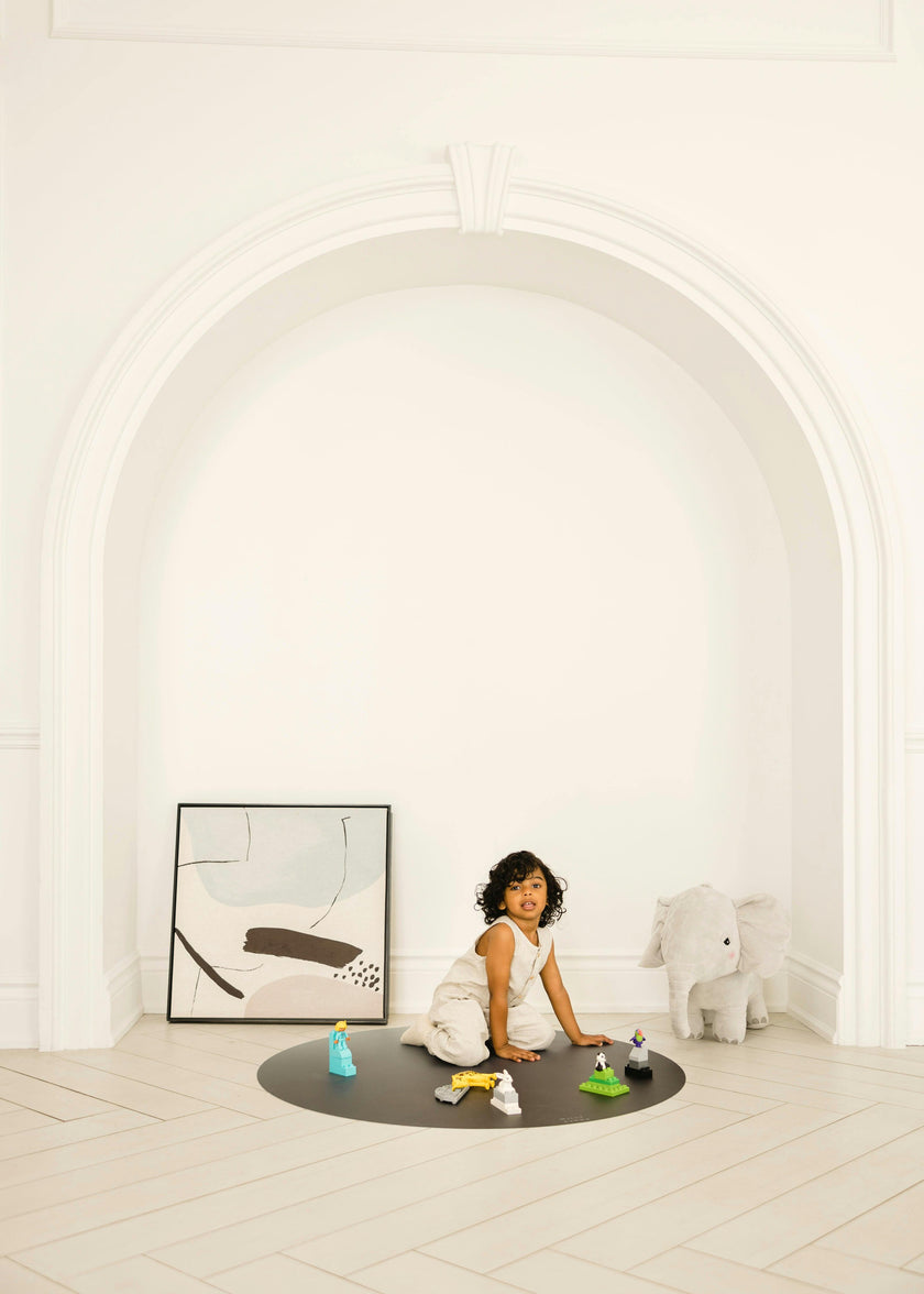 Catch All Mat for Mealtime & Playtime Mess