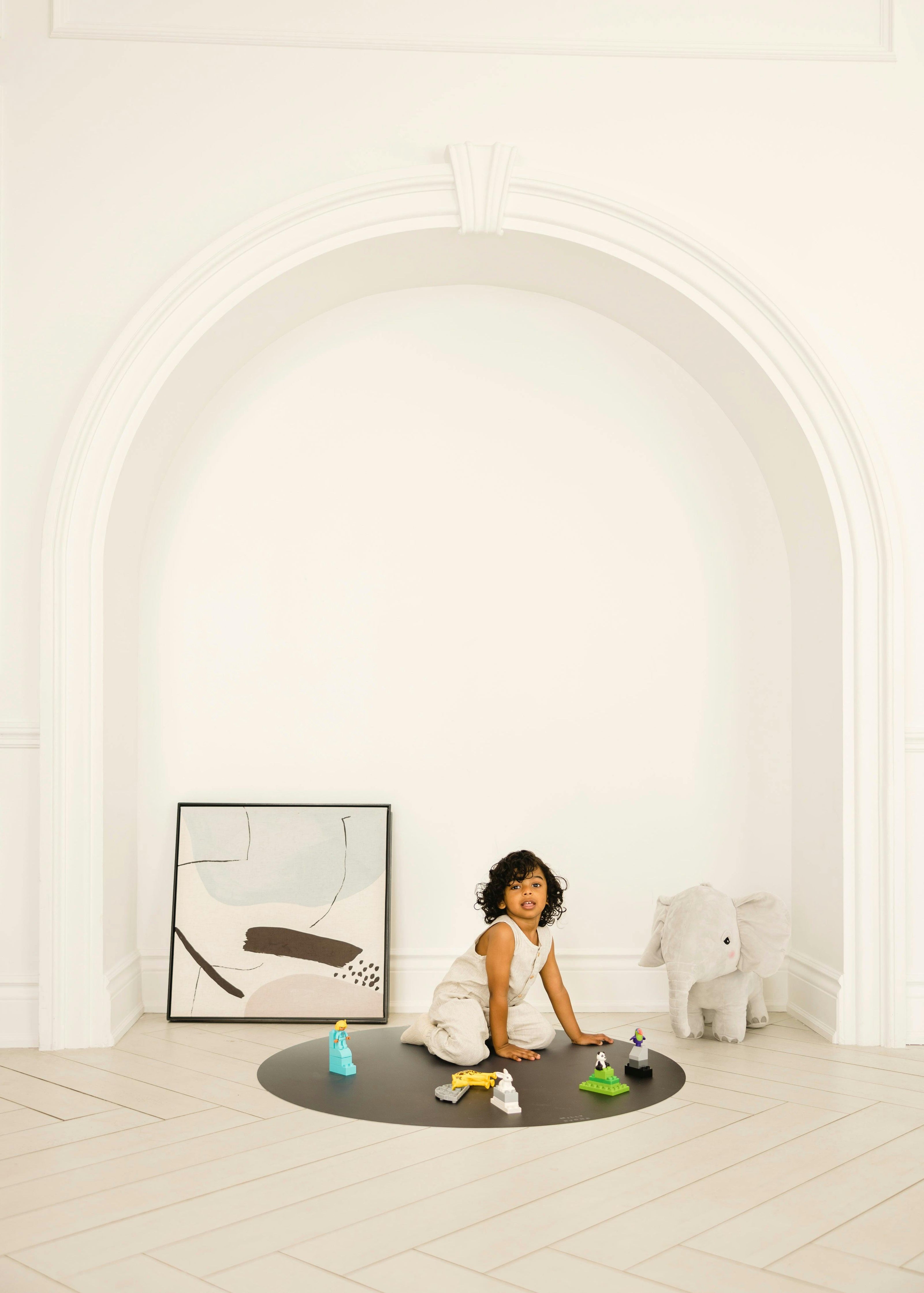 Catch All Mat for Mealtime & Playtime Mess