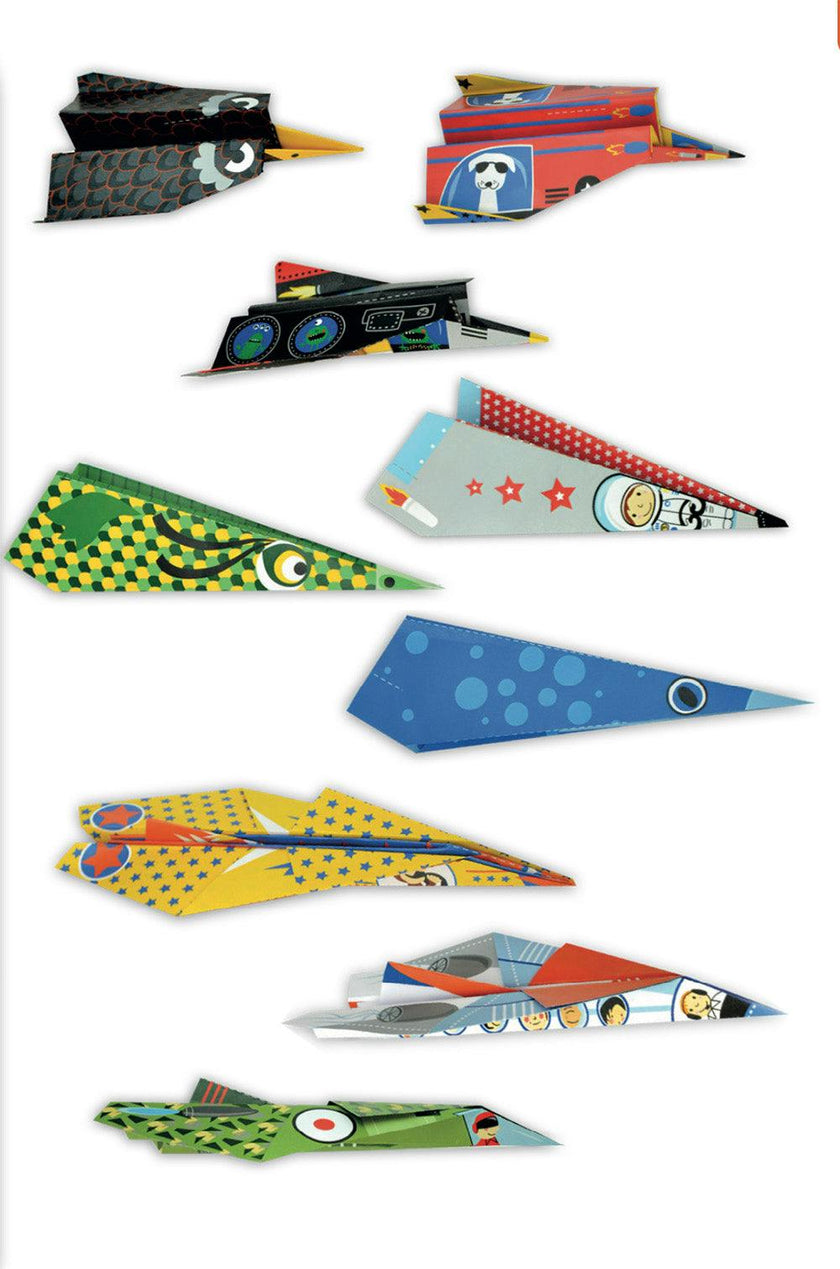 Pockets - Origami Portfolio - Planes - 7y+
