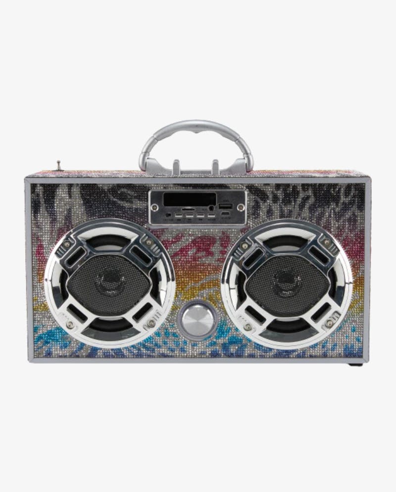 Animal Bling Boombox Bluetooth Speaker & FM Radio
