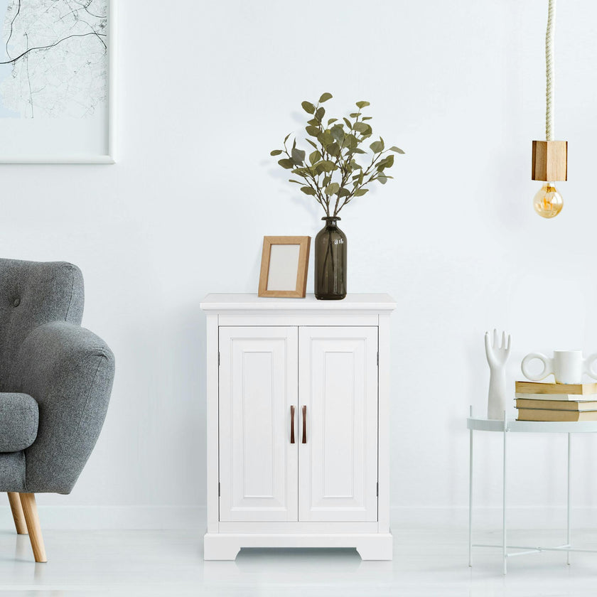 St. James Wooden Floor Cabinet with 3 Shelves