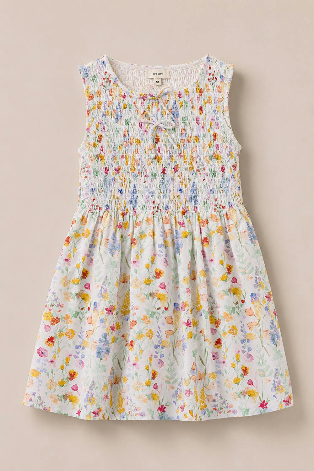 Mini Ana Dress in Floral Fields