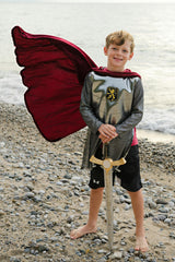 Silver Knight Tunic with Cape