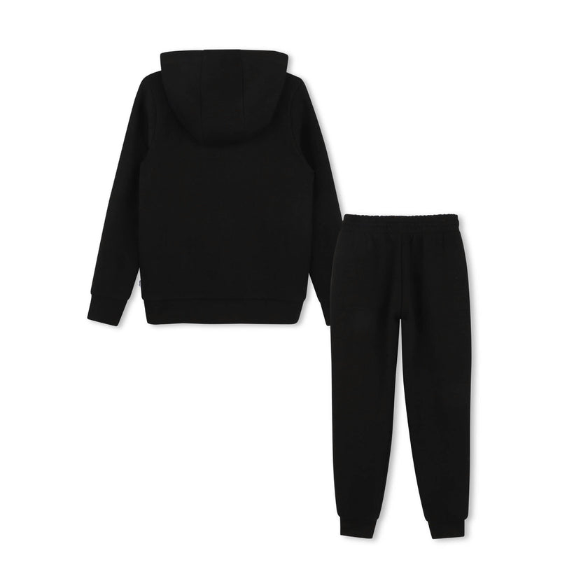 Black Trim Detail Tracksuit