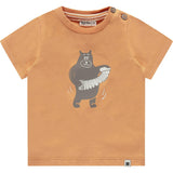 Accordion Playing Short Sleeve T-Shirt