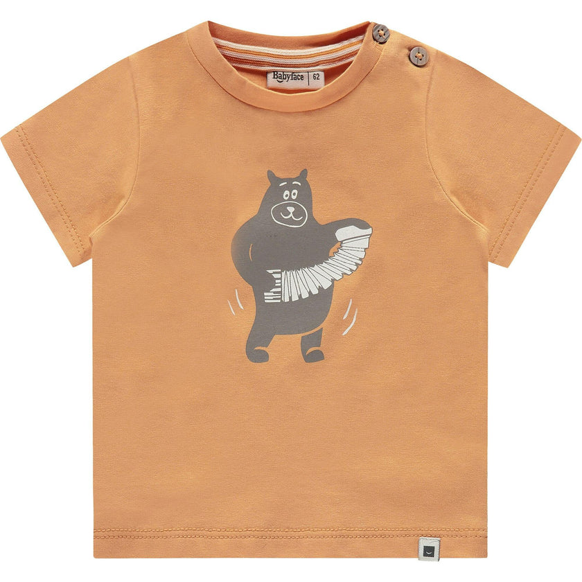 Accordion Playing Short Sleeve T-Shirt
