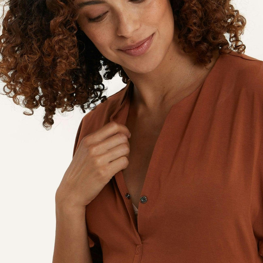 Women's Maternity Filipa V-Neck Short Sleeve Jumpsuit