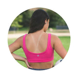 Aster Reversible Girls Tank Bra White