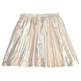 Metallic Elastic Waist Pull-On Circle Skirt