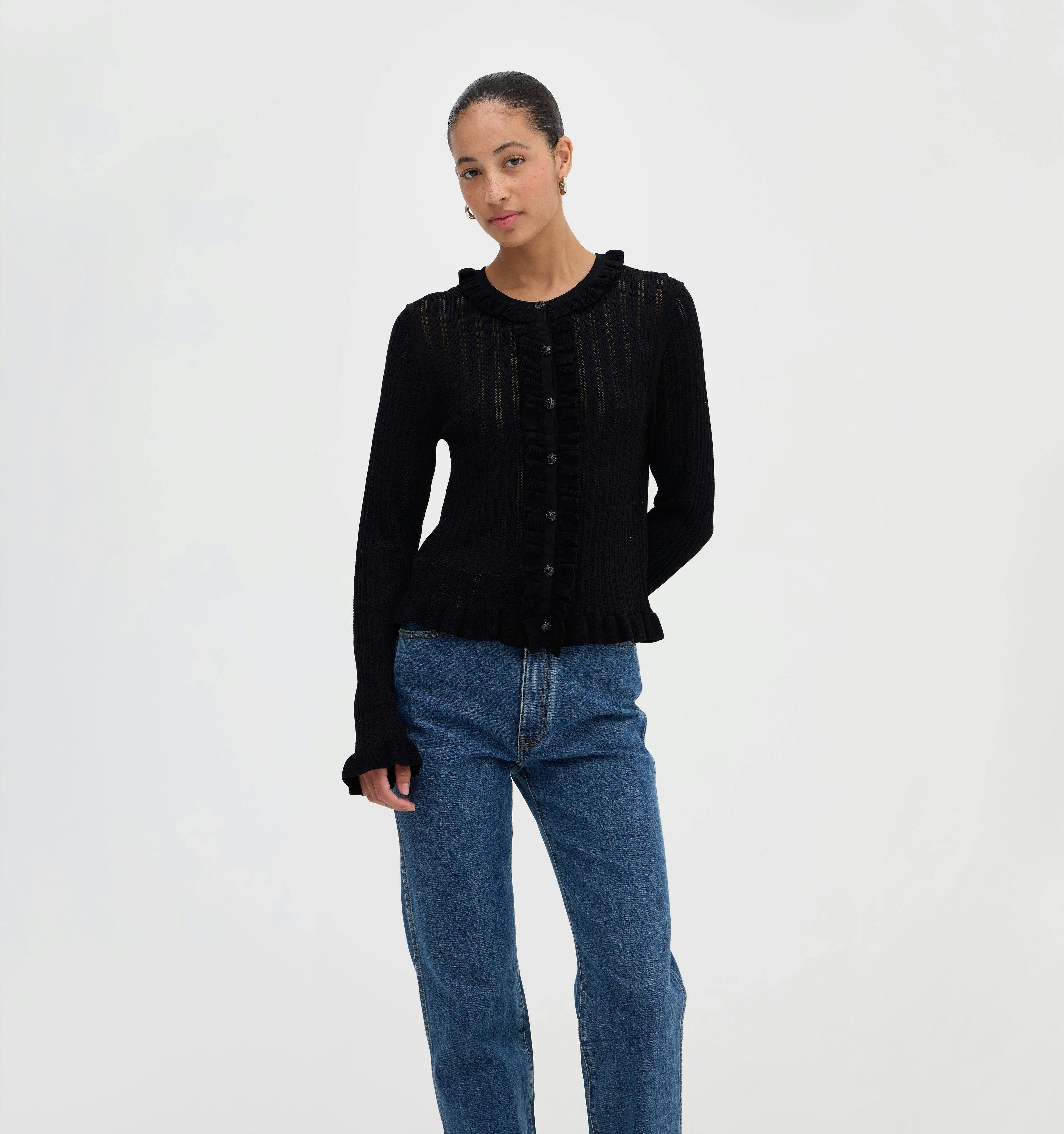 The Kyle Cardigan - Black