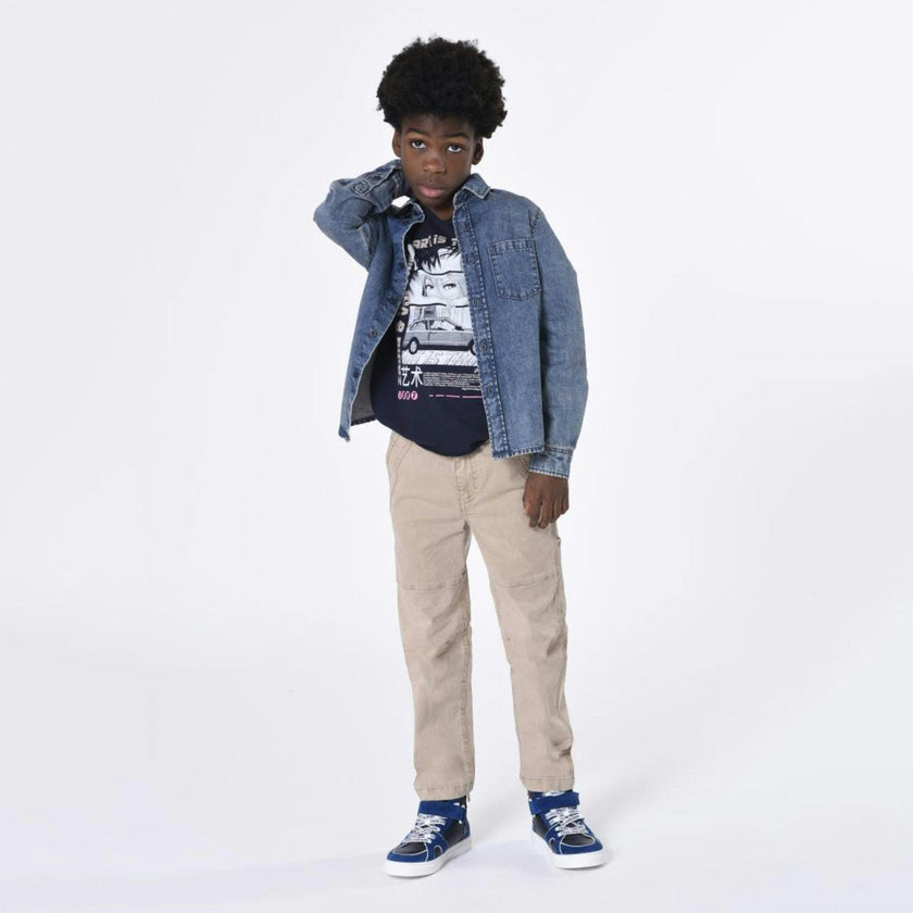 ZADIG & VOLTAIRE Vintage Festival Cotton Denim Shirt