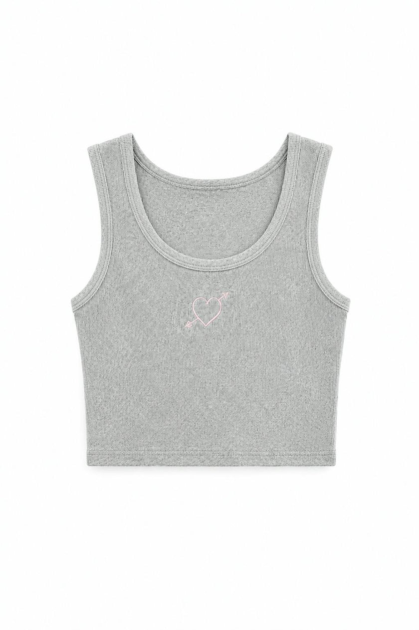 Emma Grey With Heart & Arrow Terry Tank