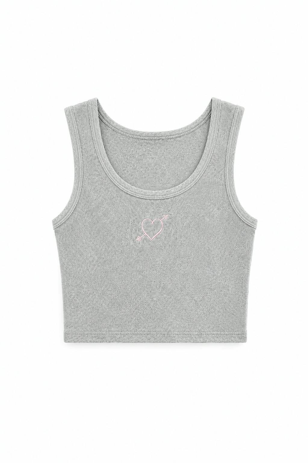 Emma Grey With Heart & Arrow Terry Tank