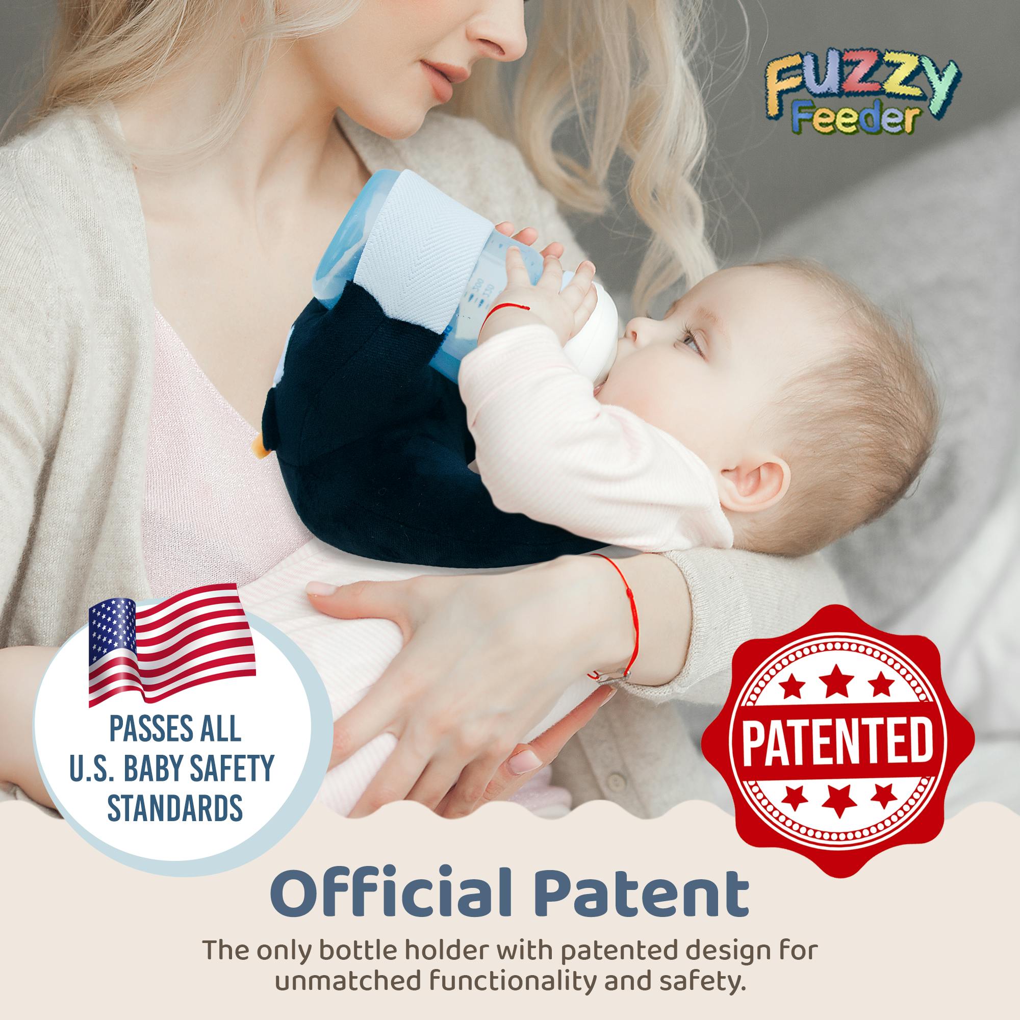 Baby Bottle Pillow Holder For Parents - Penguin