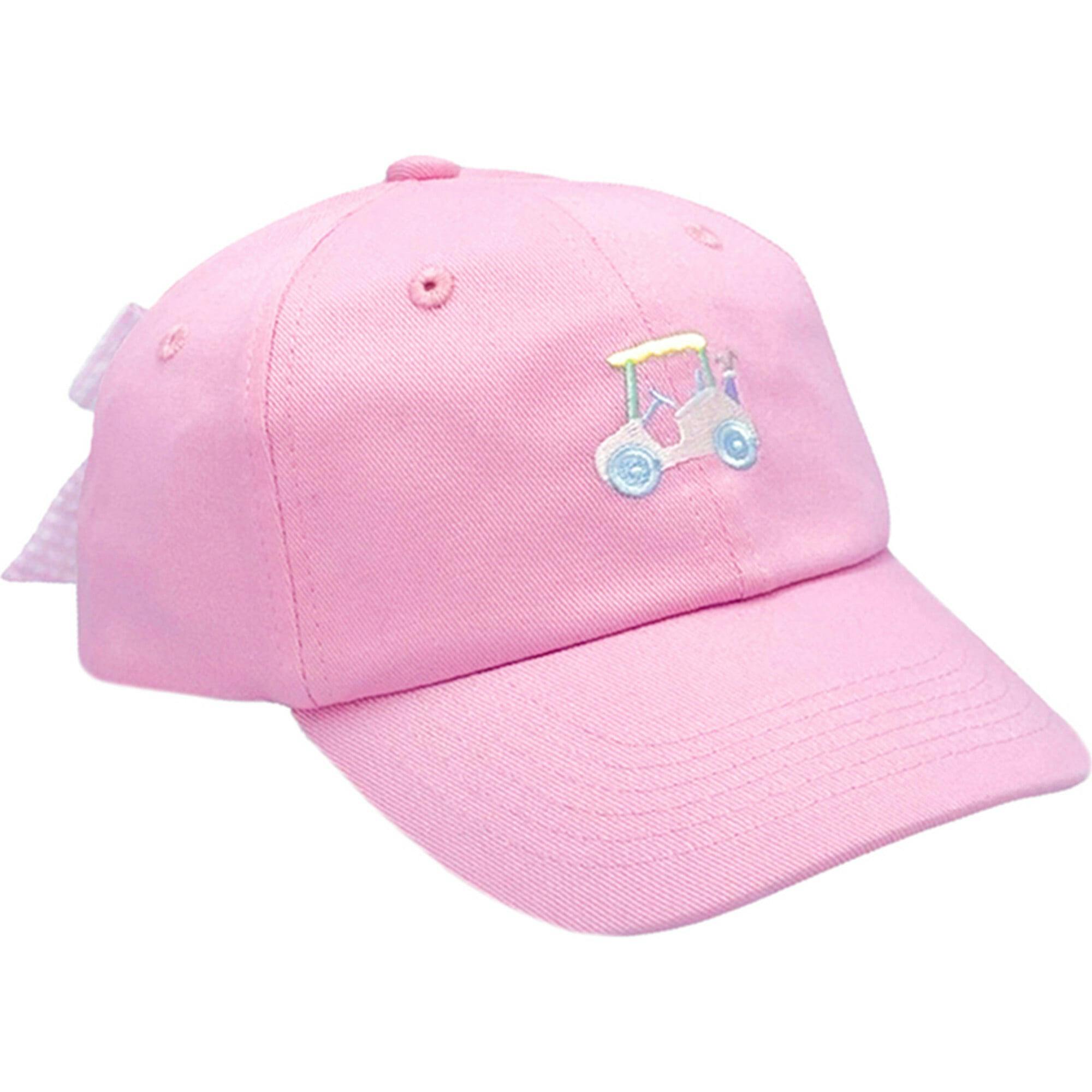 Rainbow Golf Cart Bow Baseball Hat (Baby/Toddler, Youth)
